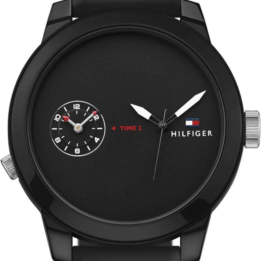imageTommy Hilfiger Mens 1791326 Analog Display Quartz Black Watch