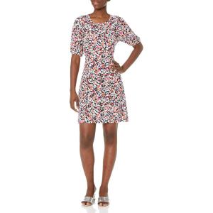 Tommy Hilfiger Women’s Fit & Flare(Hot Pink Multi)