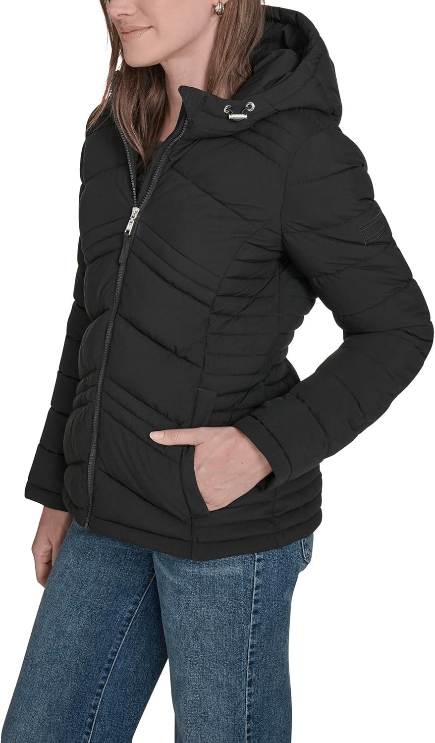 imageTommy Hilfiger Womens Essential Lightweight Packable Puffer JacketBlack
