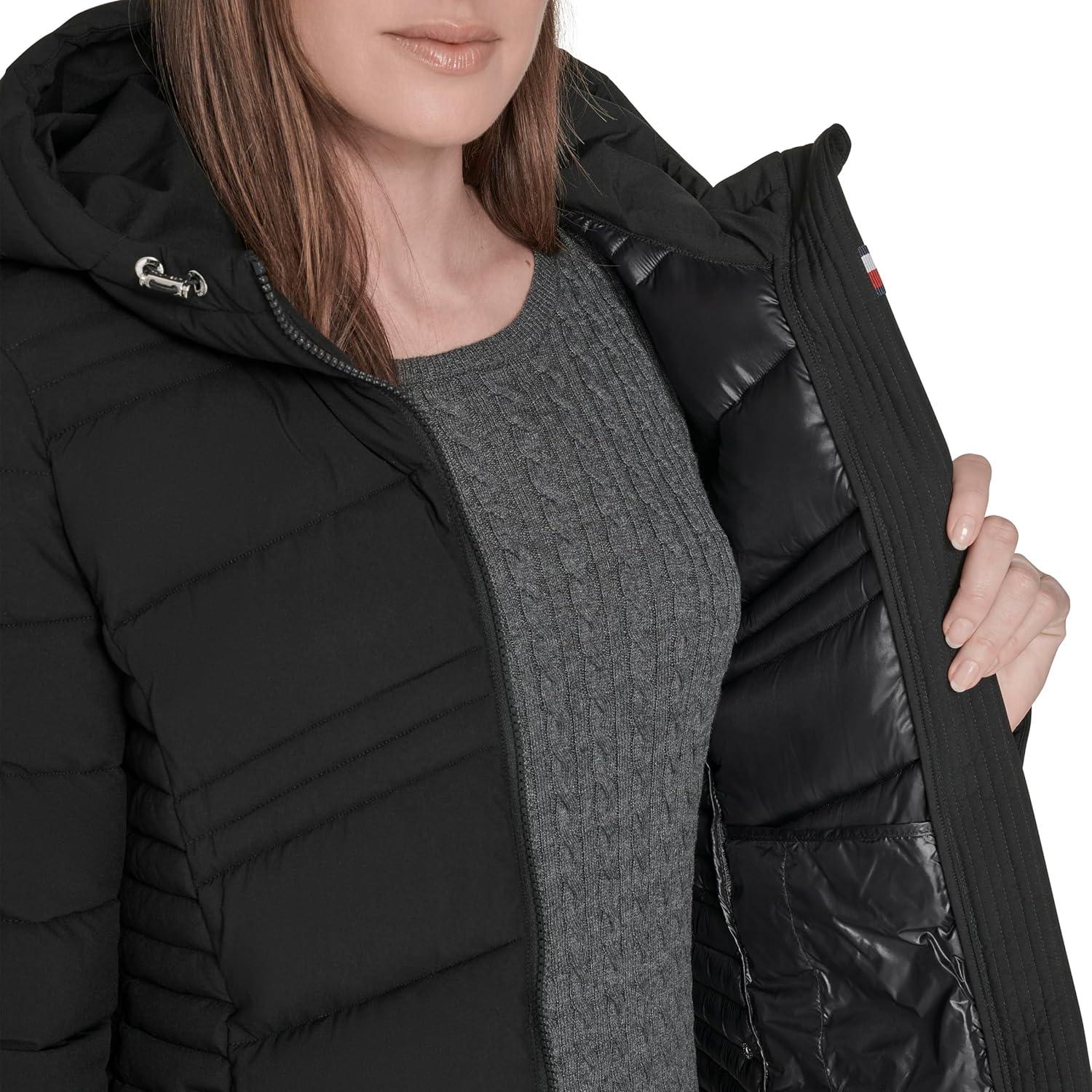 imageTommy Hilfiger Womens Essential Lightweight Packable Puffer JacketBlack