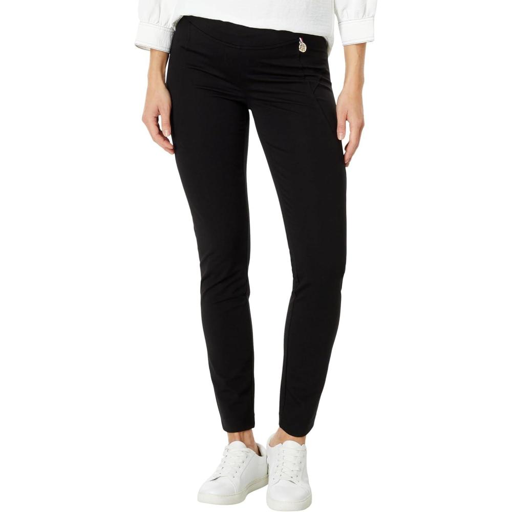 imageTommy Hilfiger Womens Curvd Seam Ponte PNTBlack