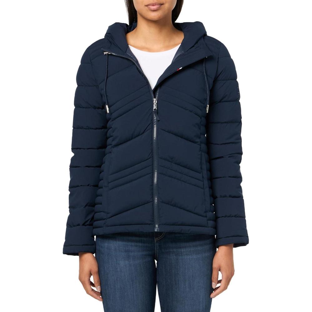 imageTommy Hilfiger Womens Essential Lightweight Packable Puffer JacketDeep Navy
