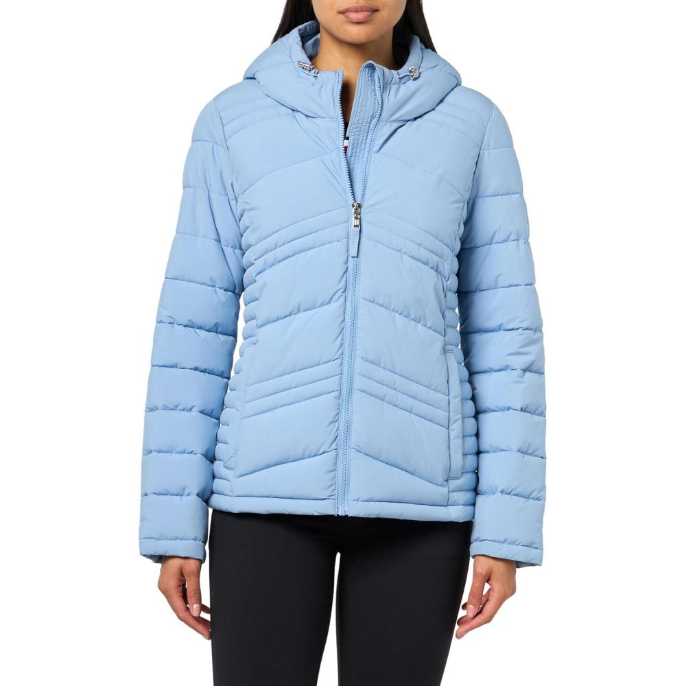 imageTommy Hilfiger Womens Essential Lightweight Packable Puffer JacketEndless Sky