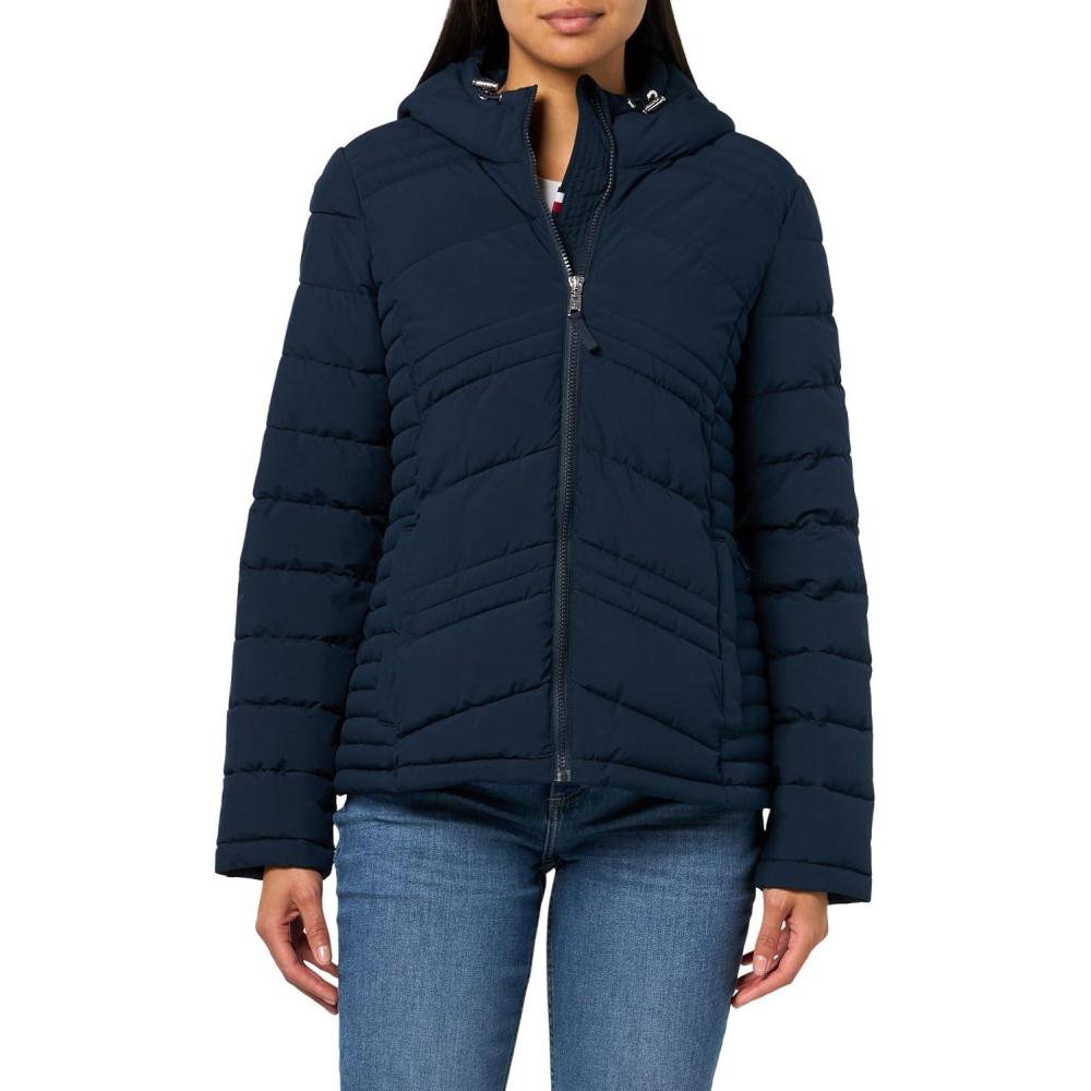 imageTommy Hilfiger Womens Essential Lightweight Packable Puffer JacketNavy
