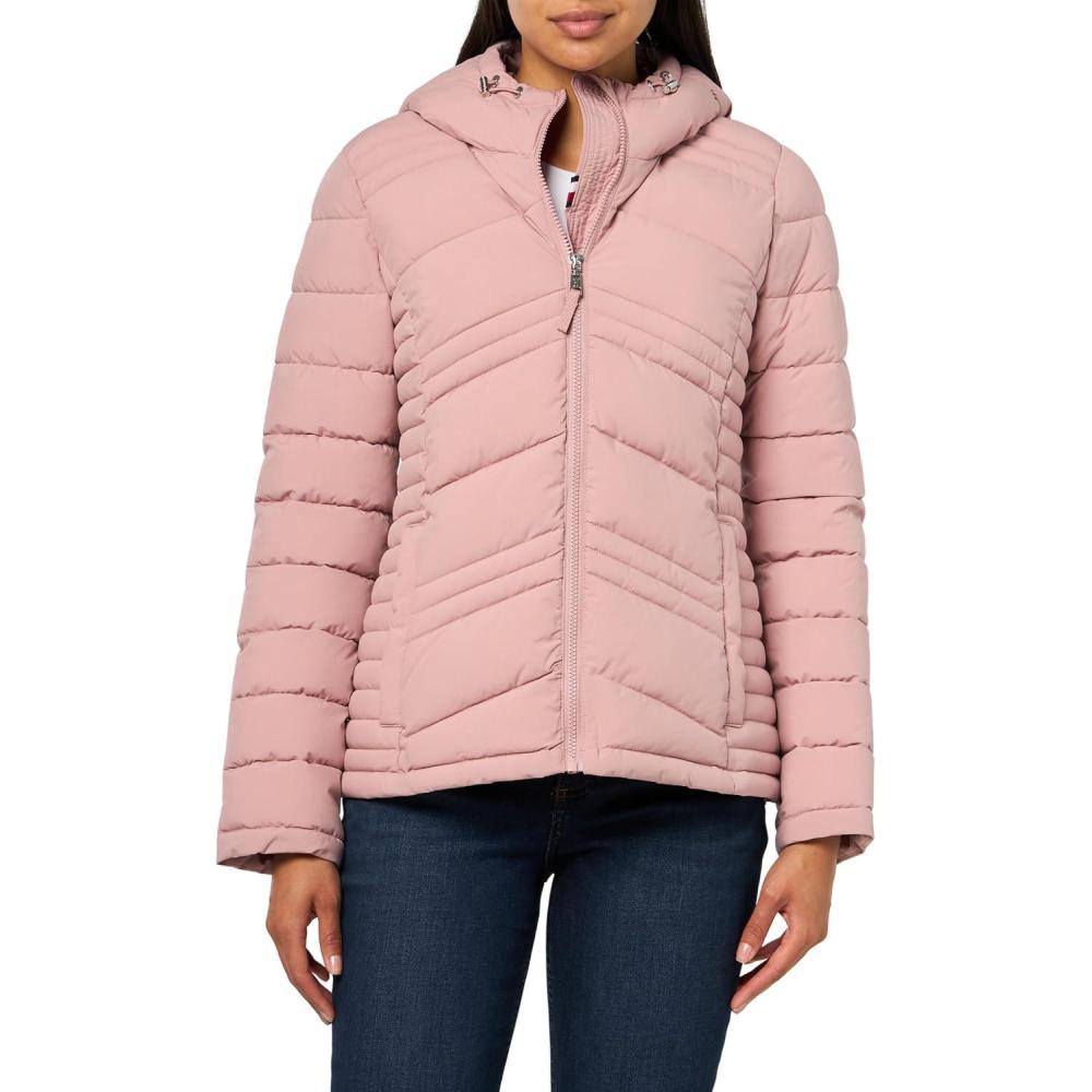 imageTommy Hilfiger Womens Essential Lightweight Packable Puffer JacketWoodrose