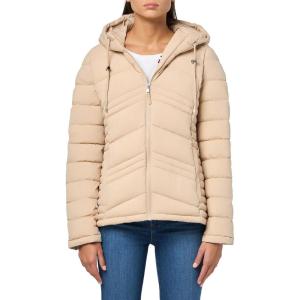 Tommy Hilfiger Womens Essential Lightweight Packable Puffer Jacket(Deep Chino)