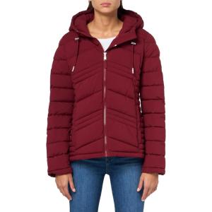 Tommy Hilfiger Womens Essential Lightweight Packable Puffer Jacket(Deep Rouge)