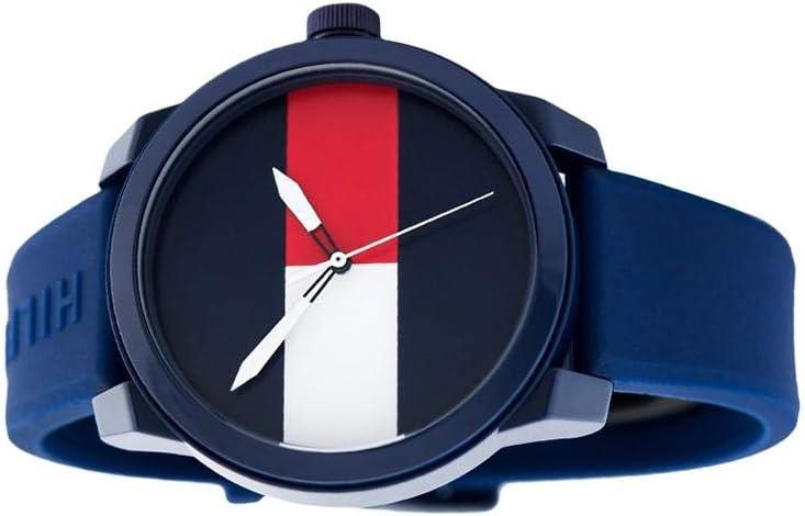 imageTommy Hilfiger Mens Quartz Plastic and Rubber Casual Watch ColorBlue Model 1791322
