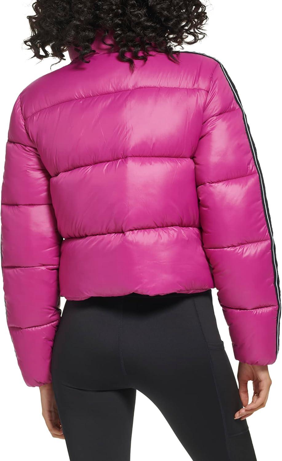 imageTommy Hilfiger Womens Croppped Puffer JacketMedpink