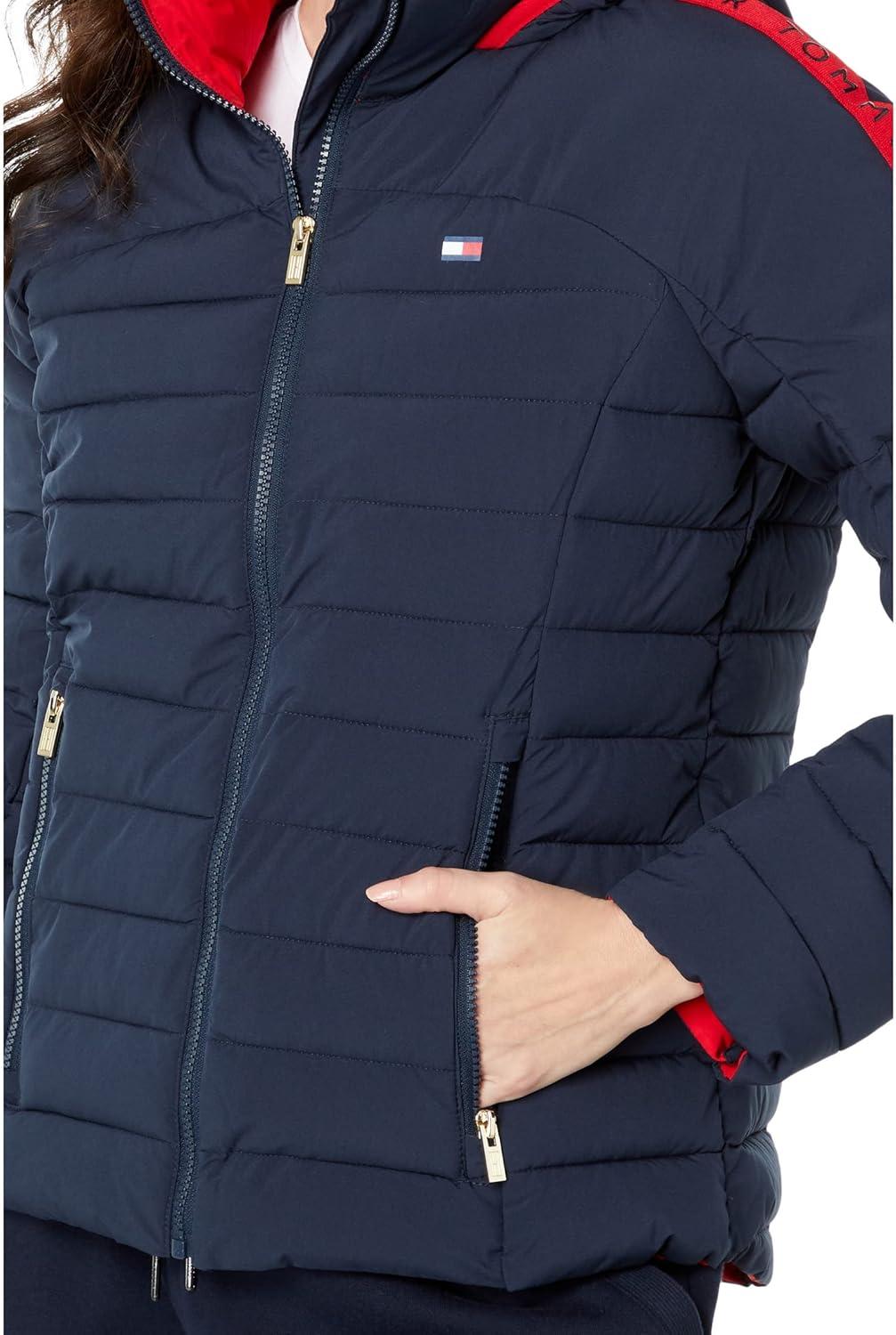 imageTommy Hilfiger womens Hooded Packable With LogoSky Captain