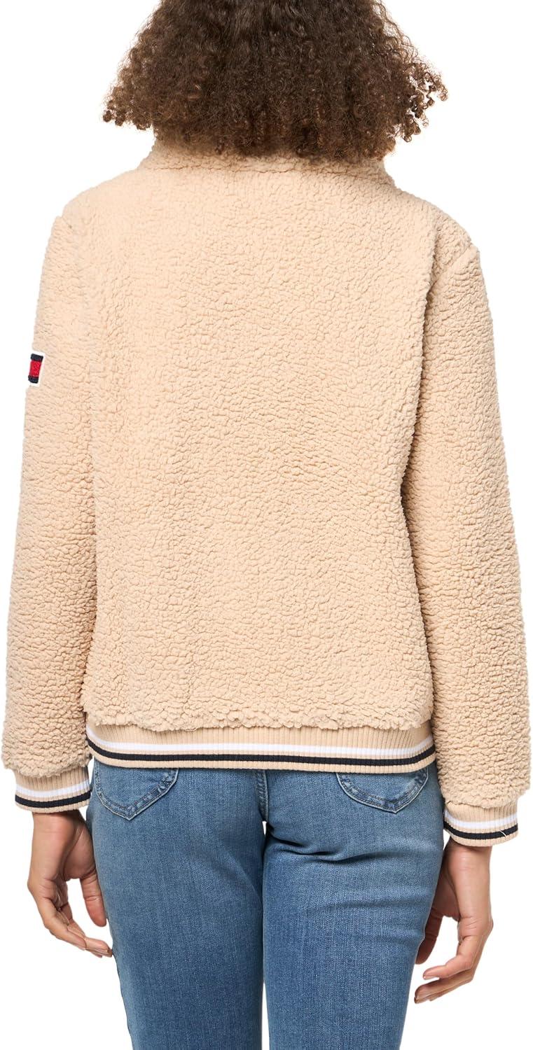 imageTommy Hilfiger womens Sherpa BomberLight Fawn