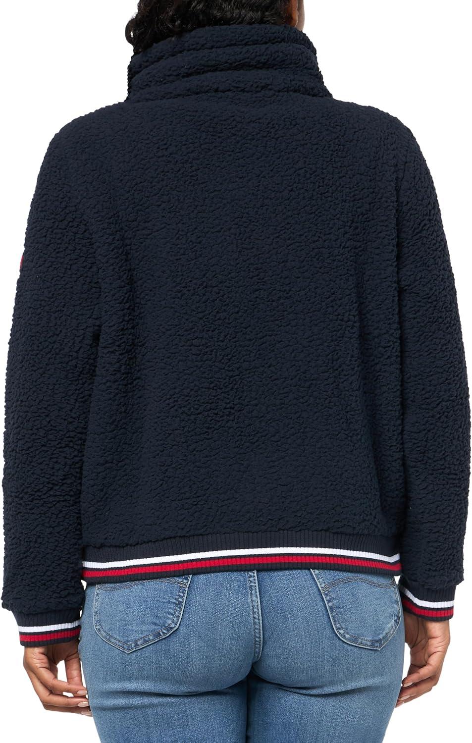imageTommy Hilfiger womens Sherpa BomberSky Captain
