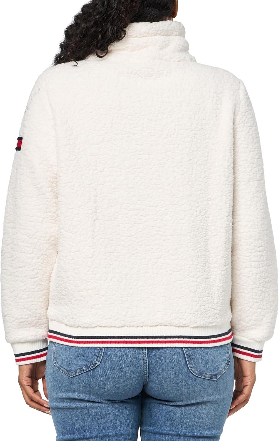 imageTommy Hilfiger womens Sherpa BomberSoft Ivory