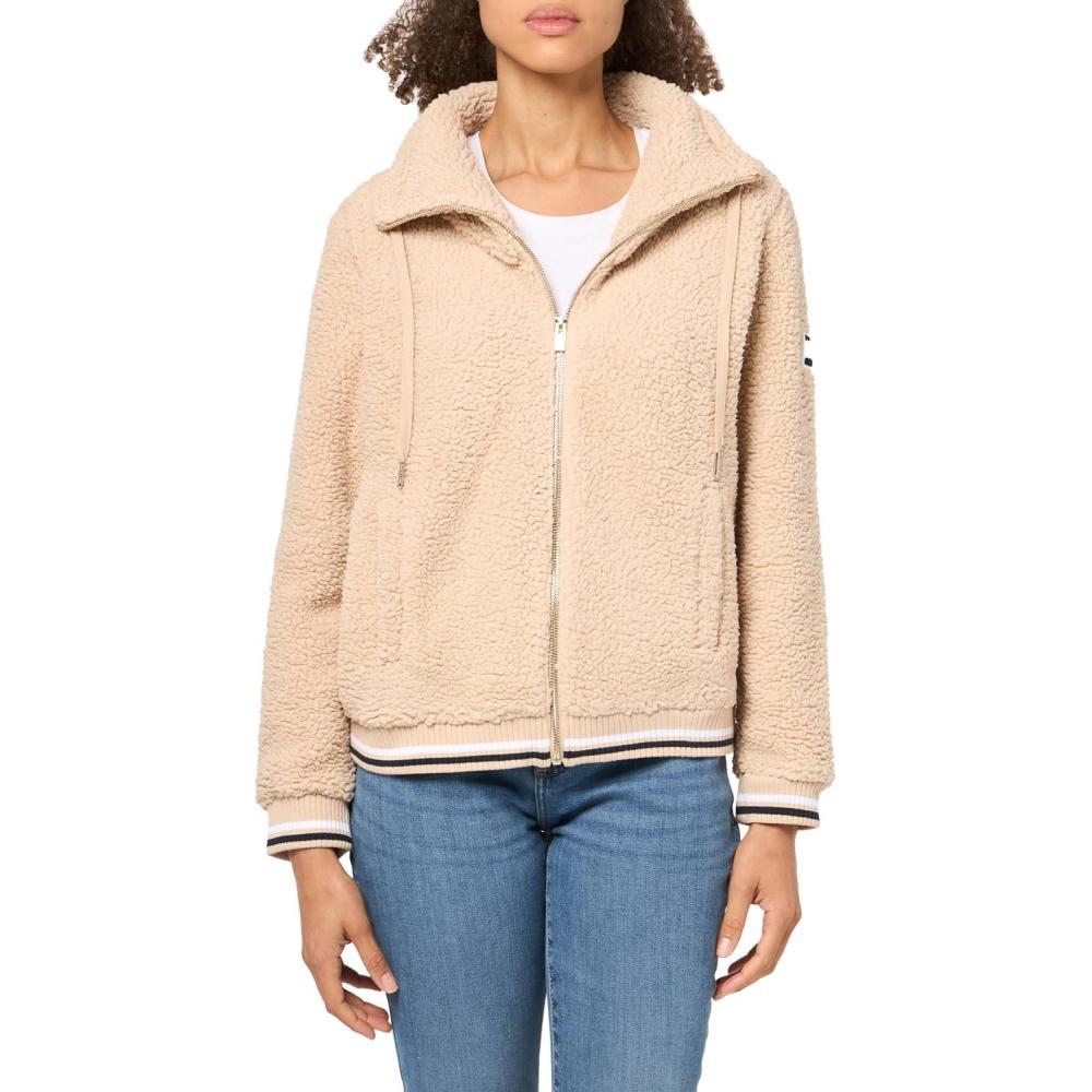 imageTommy Hilfiger womens Sherpa BomberLight Fawn