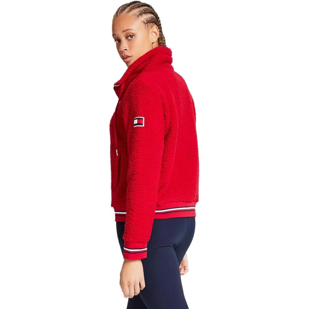 imageTommy Hilfiger womens Sherpa BomberScarlet