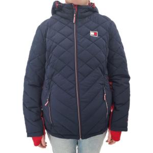 Tommy Hilfiger Women’s Hooded Packable Jacket(Navy)