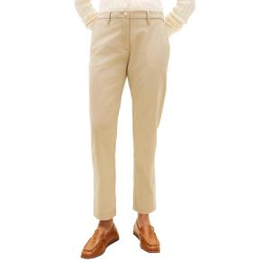 Tommy Hilfiger Womens Twill Slim Chino Pants with Stretch Mid Rise Ankle Pants(Beige)