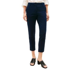 Tommy Hilfiger Womens Twill Slim Chino Pants with Stretch Mid Rise Ankle Pants(Dark Night Navy)