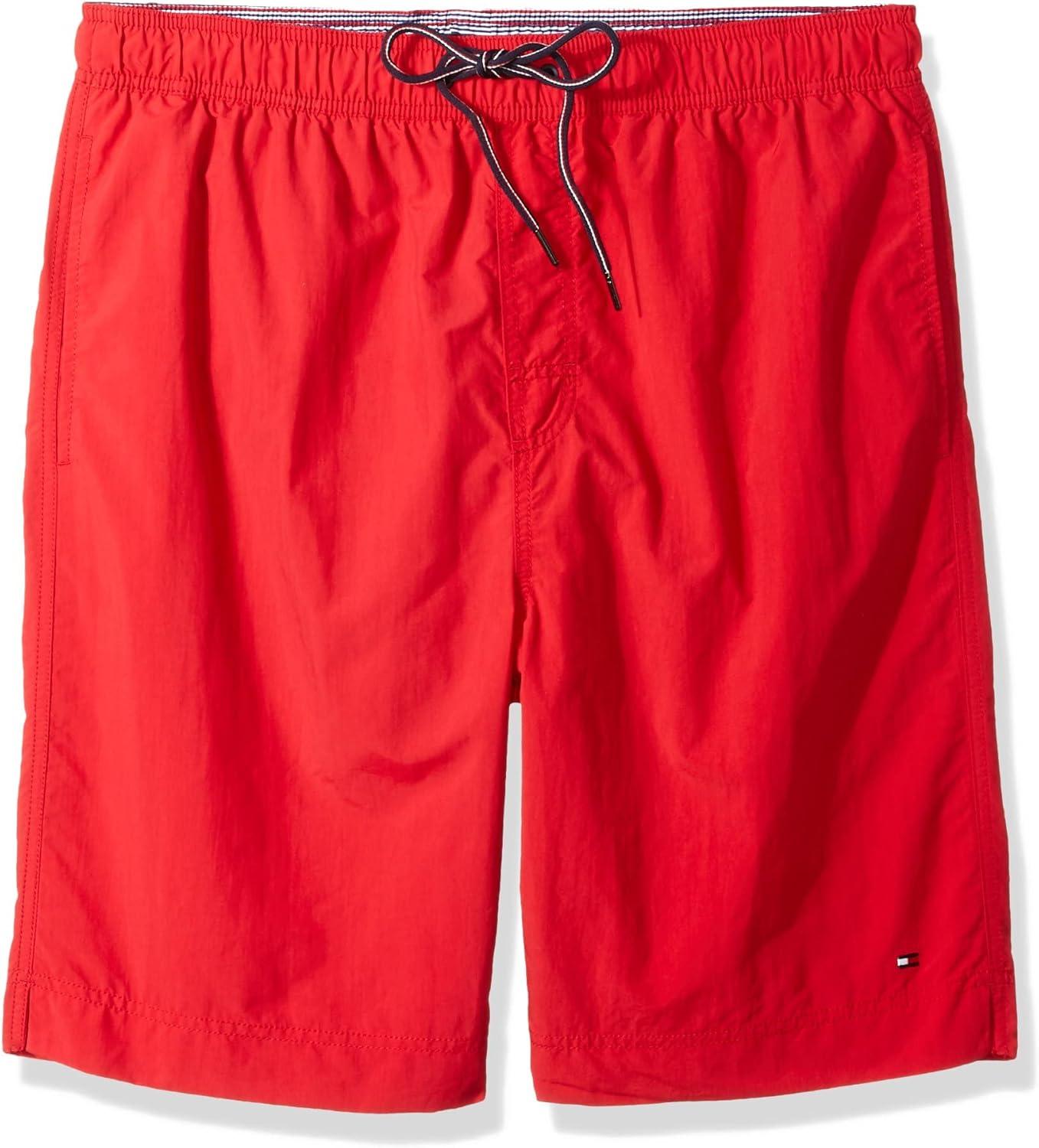 imageTommy Hilfiger Mens Big amp Tall The Tommy Swim ShortPrimary Red