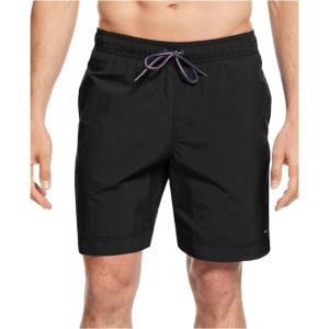 Tommy Hilfiger Men’s Big & Tall The Tommy Swim Short(Dark Sable)