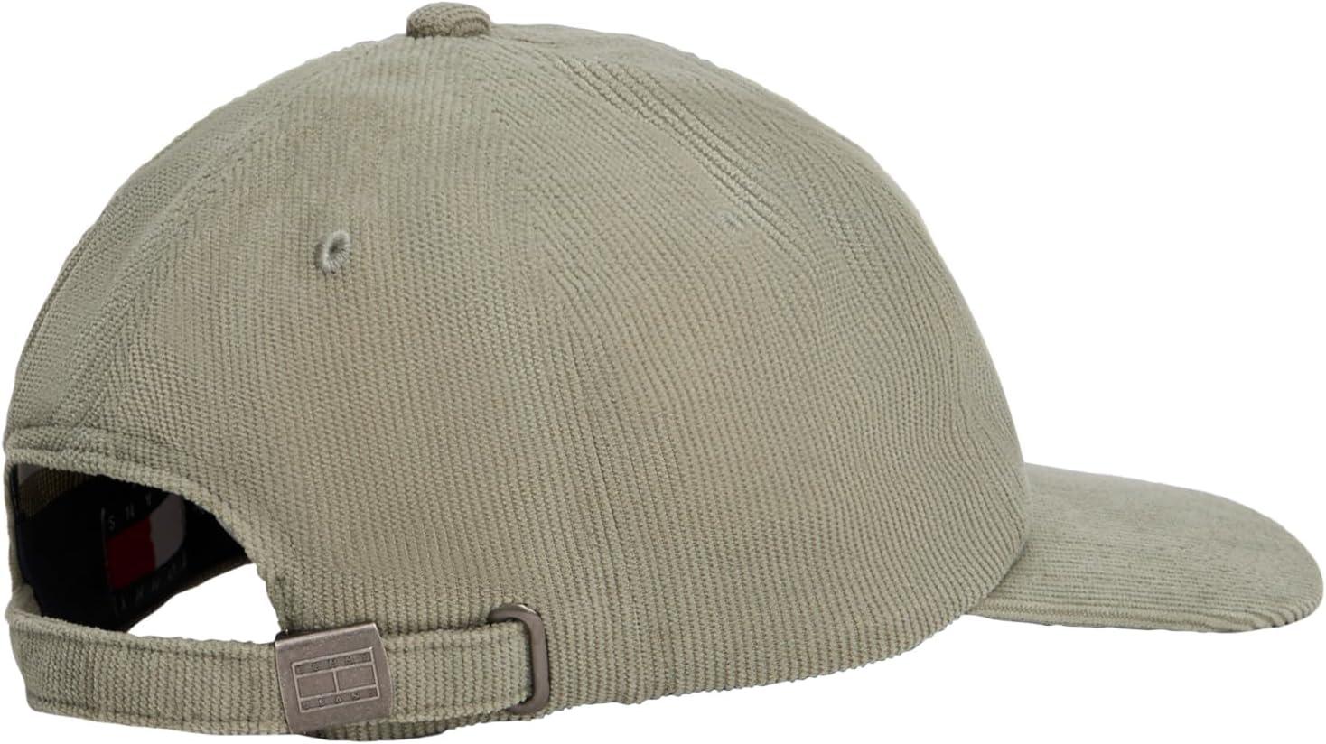 imageTommy Jeans Mens Tommy Jeans Hats for Men Corduroy Logo Adjustable Baseball CapUtility Sage