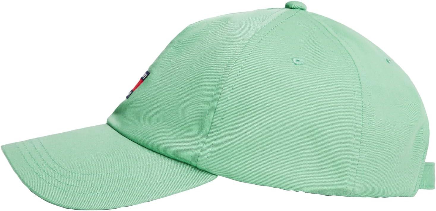 imageTommy Jeans Mens Tommy Jeans Hats for Men Cotton Logo Adjustable Baseball CapCloudy Jade