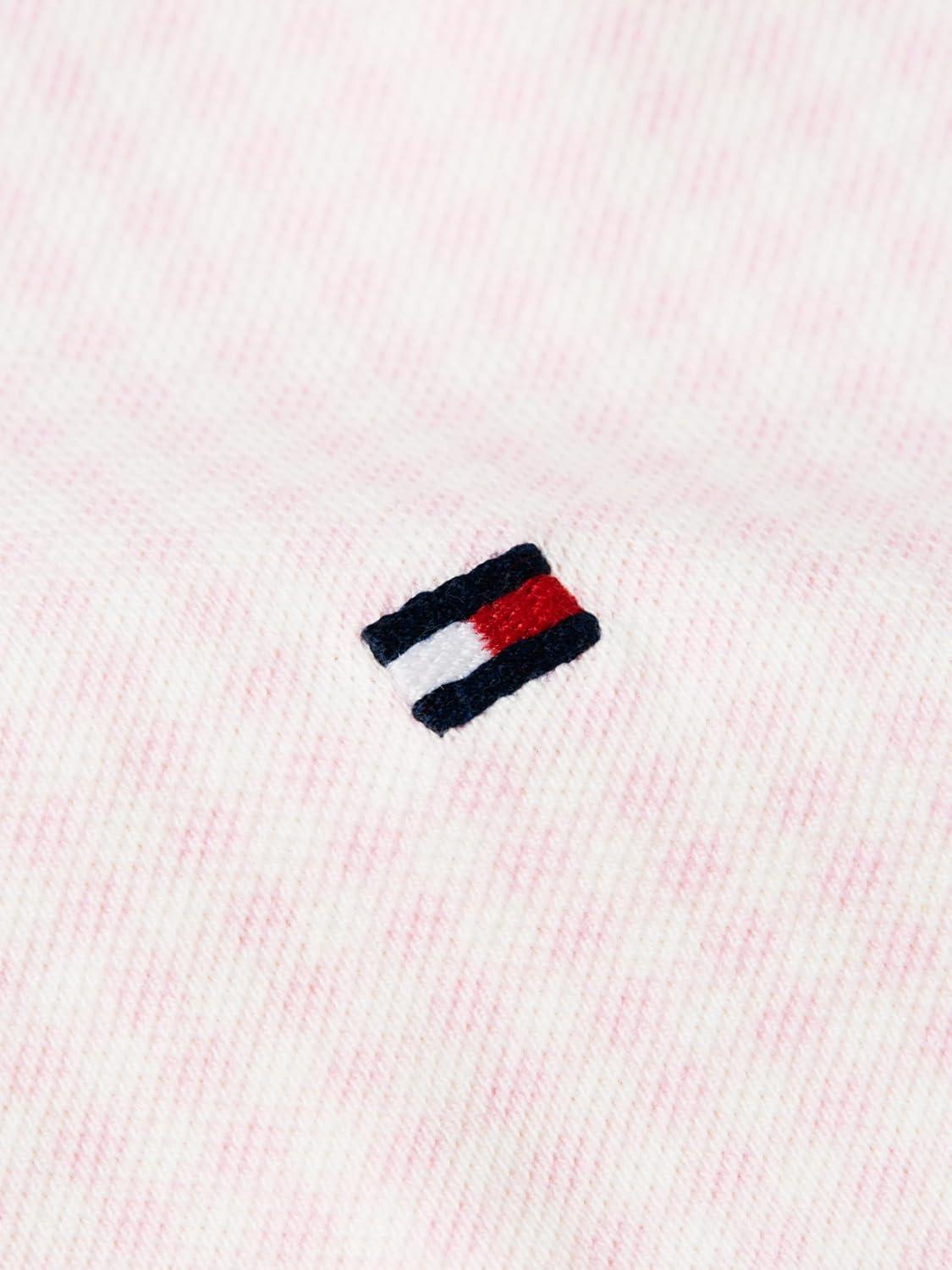 imageTommy Hilfiger Womens Cotton Pique Short Sleeve Polo Shirt in Classic Fit with StretchGingham Check Light Pink