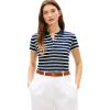 Dark Night Navy / Ecru Stripe