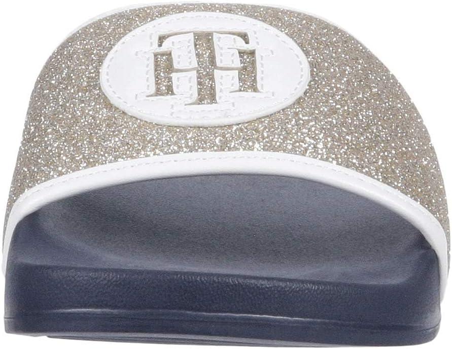 imageTommy Hilfiger Womens Danaa SlideLight GoldWhite