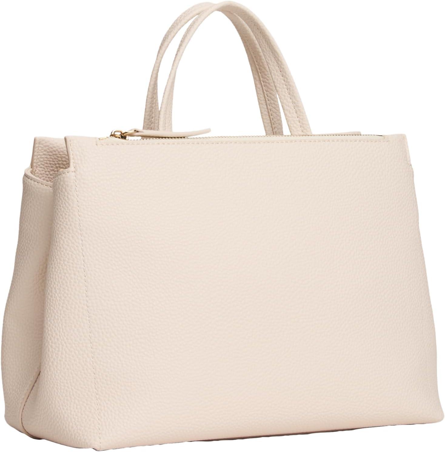 imageTommy Hilfiger womens Large Timeless Satchel Bag With Removable Crossbody StrapSoft Cream