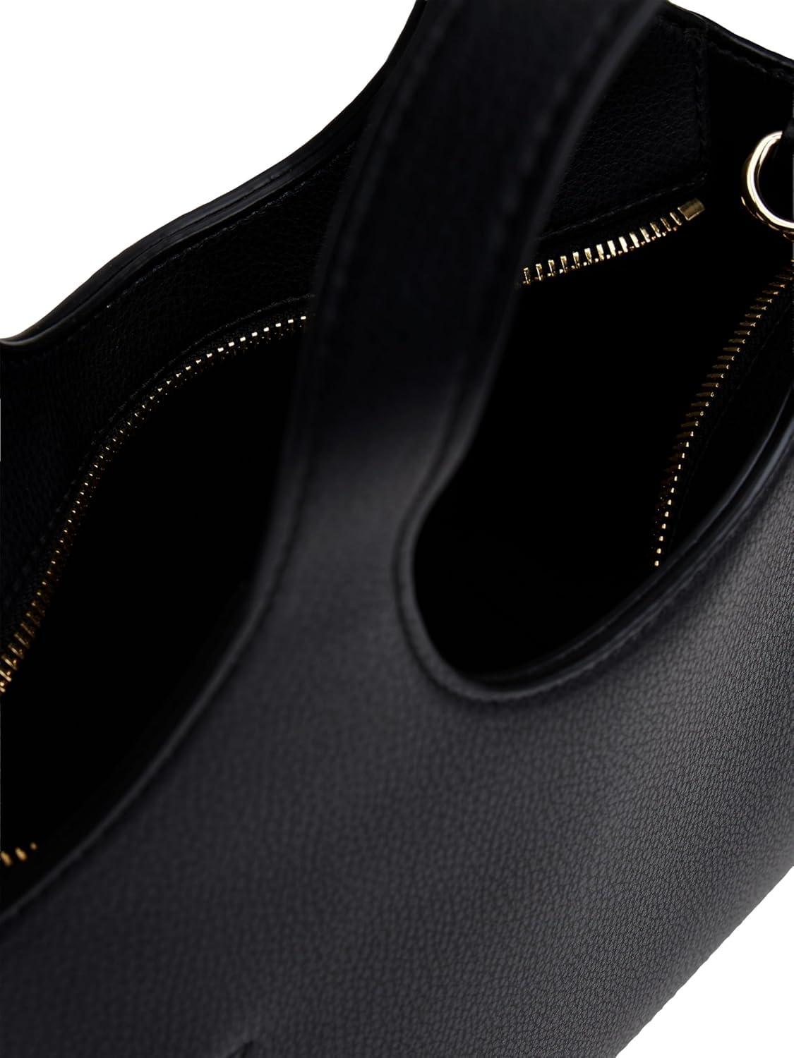 imageTommy Hilfiger womens Logo Mini Tote Bag With Removable Crossbody StrapBlack