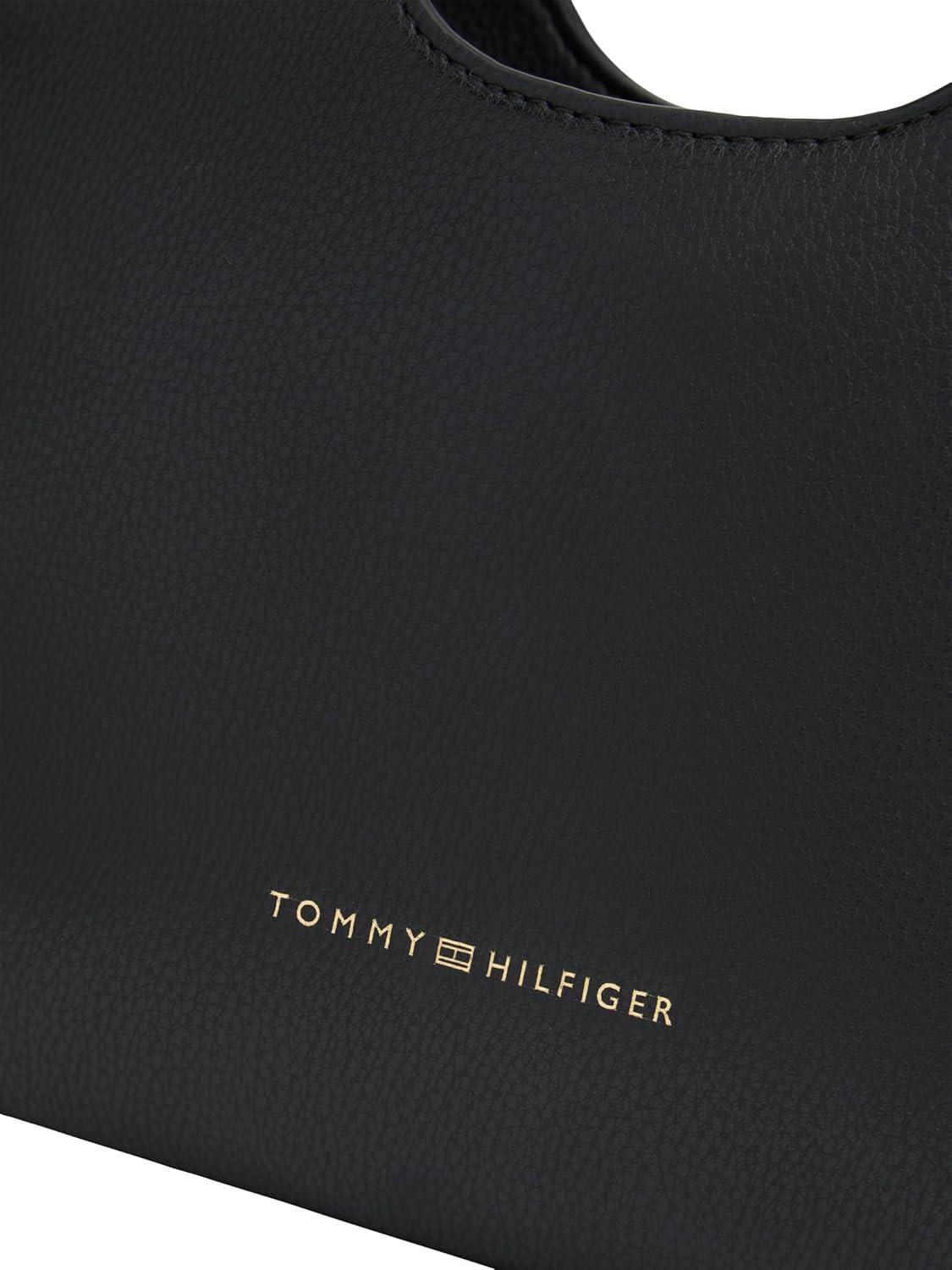 imageTommy Hilfiger womens Logo Mini Tote Bag With Removable Crossbody StrapBlack