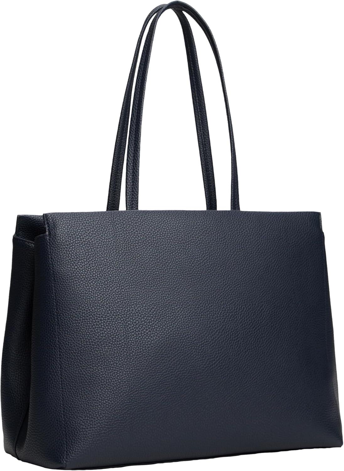 imageTommy Hilfiger womens Timeless Large Tote Bag With ZipperSpace Blue