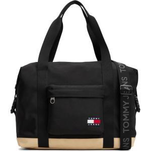 Tommy Jeans Mens Essential Daily Duffle, Black
