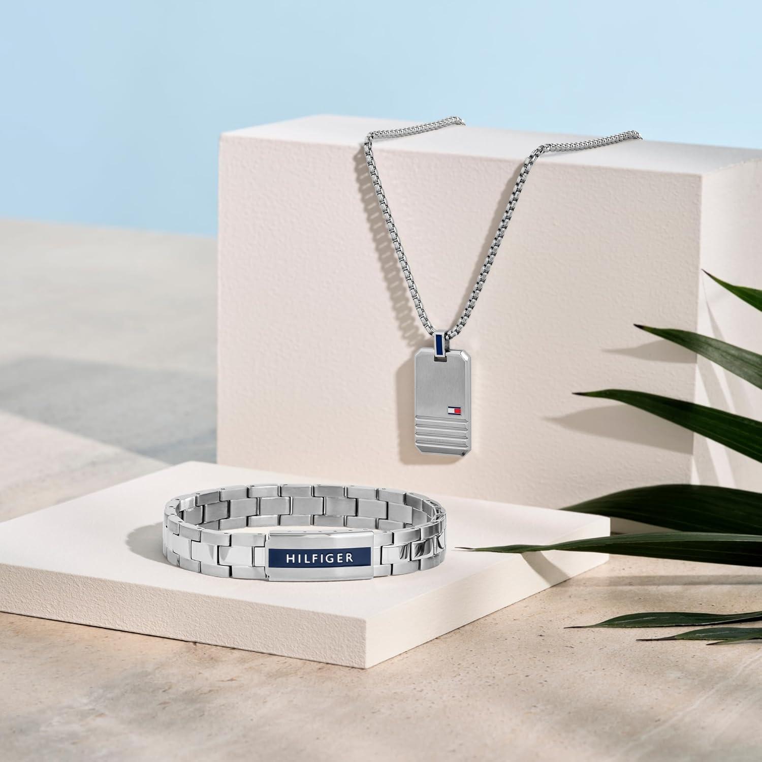 imageTommy Hilfiger Mens Jewelry 2790485 Stainless Steel Bracelet Color Silver