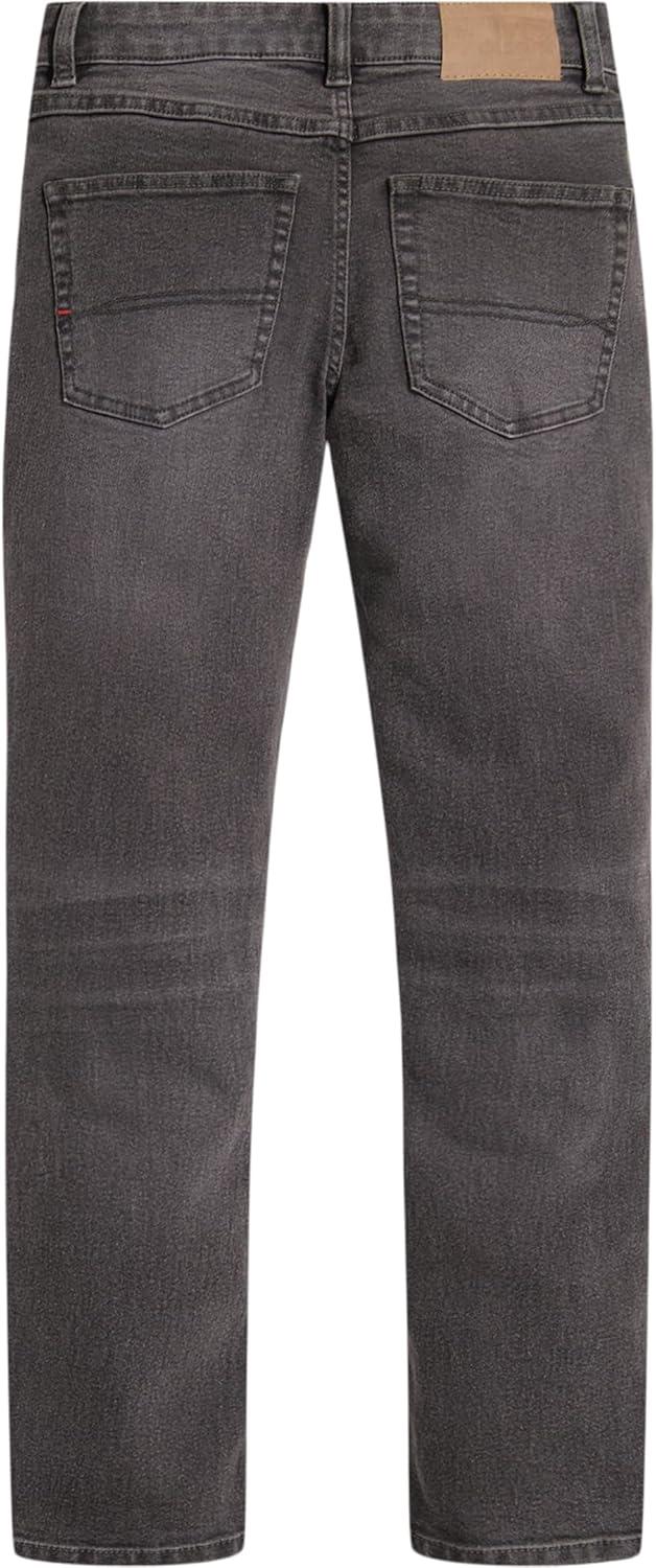 imageTommy Hilfiger Boys Legacy 5Pocket Stretch Skinny Fit Denim JeanClassic Charcoal