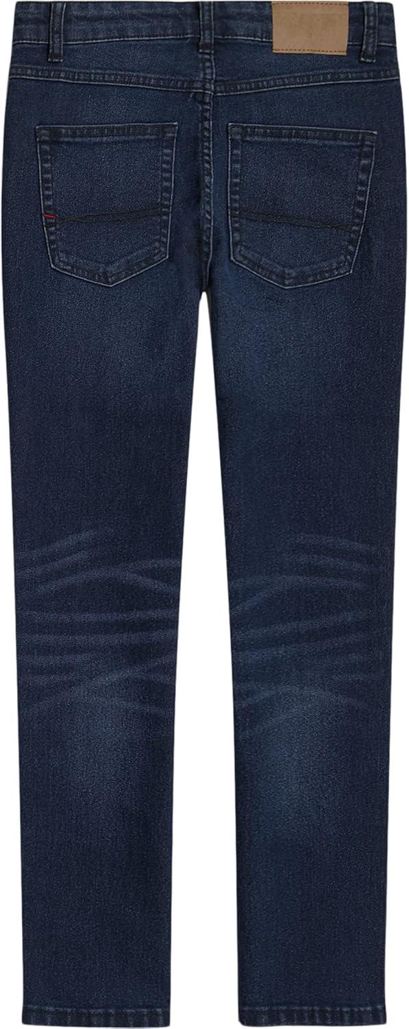 imageTommy Hilfiger Boys Legacy 5Pocket Stretch Slim Straight Leg Denim JeanClassic Patina