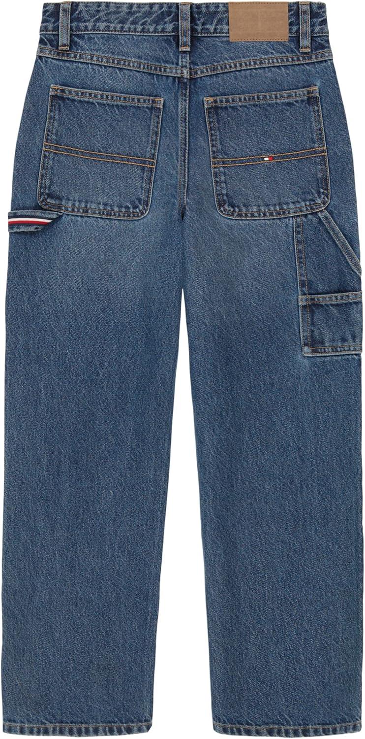 imageTommy Hilfiger Boys Loose Fit JeanWell Worn Carpenter