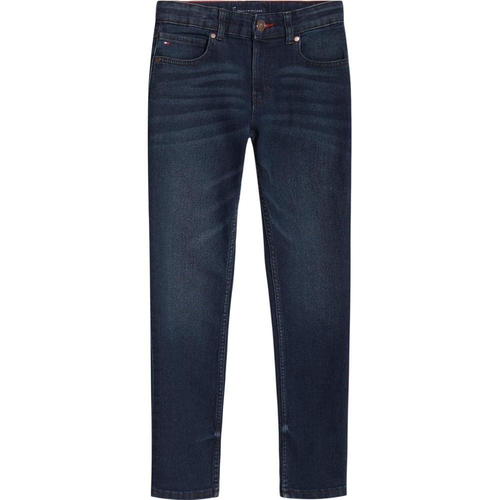 imageTommy Hilfiger Boys 5Pocket Stretch Skinny Fit Denim Jean Zipper Fly amp Button ClosurePatina