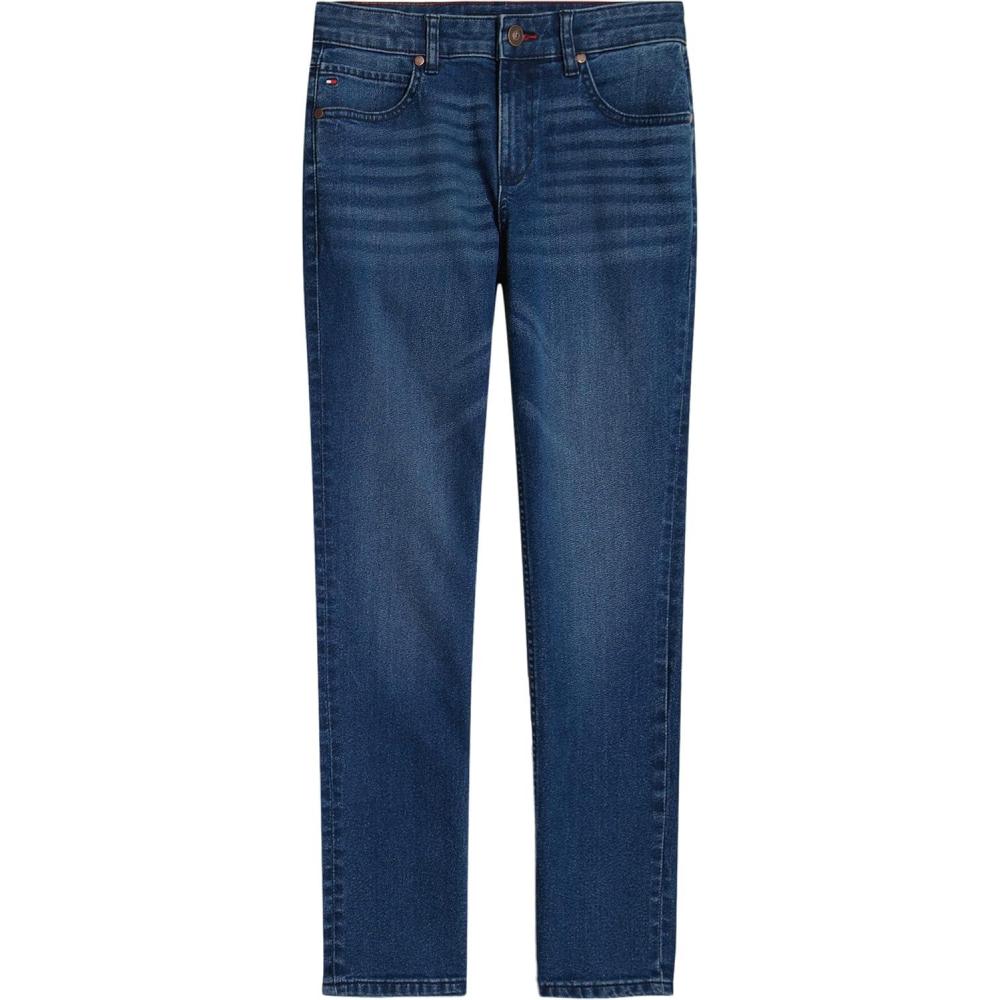 imageTommy Hilfiger Boys Legacy 5Pocket Stretch Slim Straight Leg Denim JeanClassic Portola