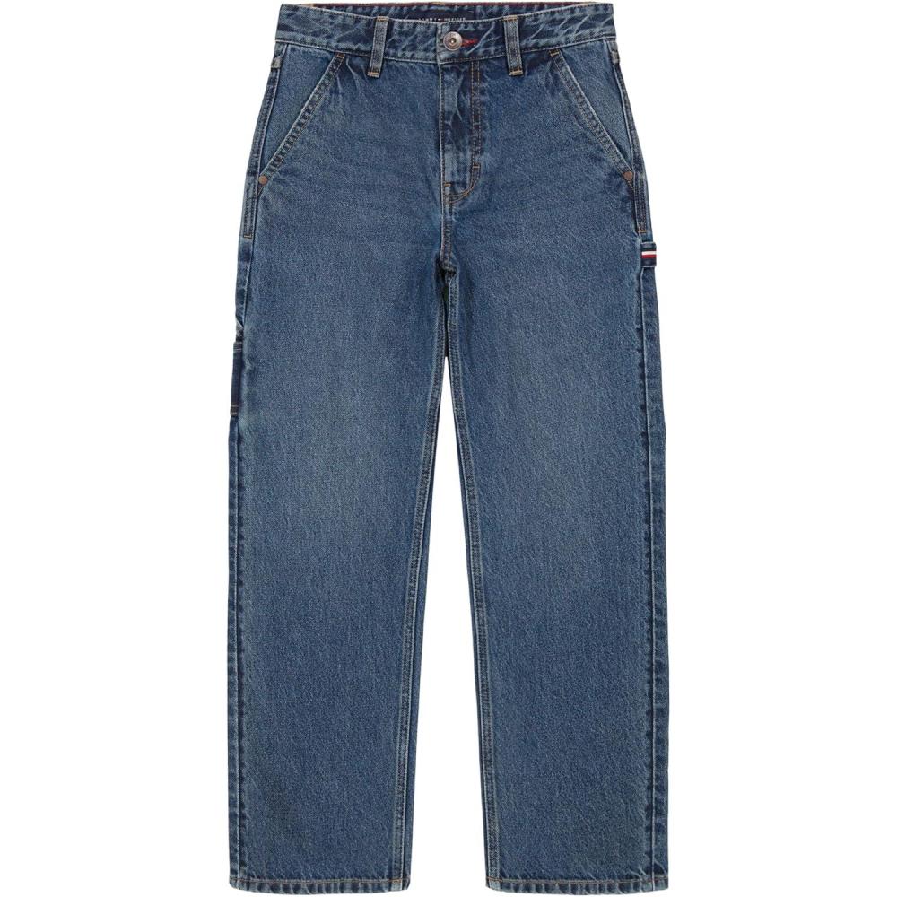 imageTommy Hilfiger Boys Loose Fit JeanWell Worn Carpenter