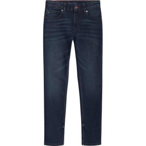 Tommy Hilfiger Boys 5-Pocket Stretch Skinny Fit Denim Jean, Zipper Fly & Button Closure(Classic Patina)