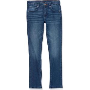 Tommy Hilfiger Boys 5-Pocket Stretch Skinny Fit Denim Jean, Zipper Fly & Button Closure(Portola)