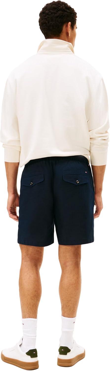 imageTommy Hilfiger Mens Casual Linen Shorts 7 Inch with StretchDesert Sky