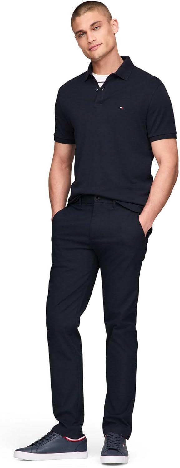 imageTommy Hilfiger Mens Casual Moisture Wicking Wrinkle Resistant Stretch Performance Pants in Straight FitDesert Sky 2