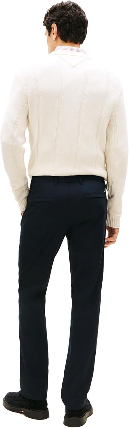 imageTommy Hilfiger Mens Casual Moisture Wicking Wrinkle Resistant Stretch Performance Pants in Straight FitDesert Sky