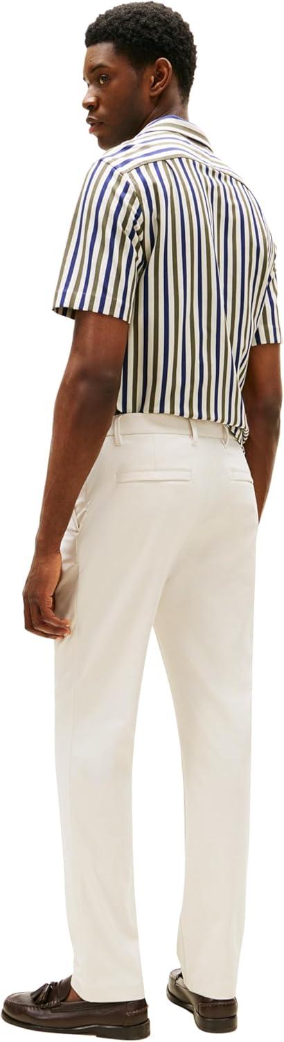 imageTommy Hilfiger Mens Casual Moisture Wicking Wrinkle Resistant Stretch Performance Pants in Straight FitNewsprint