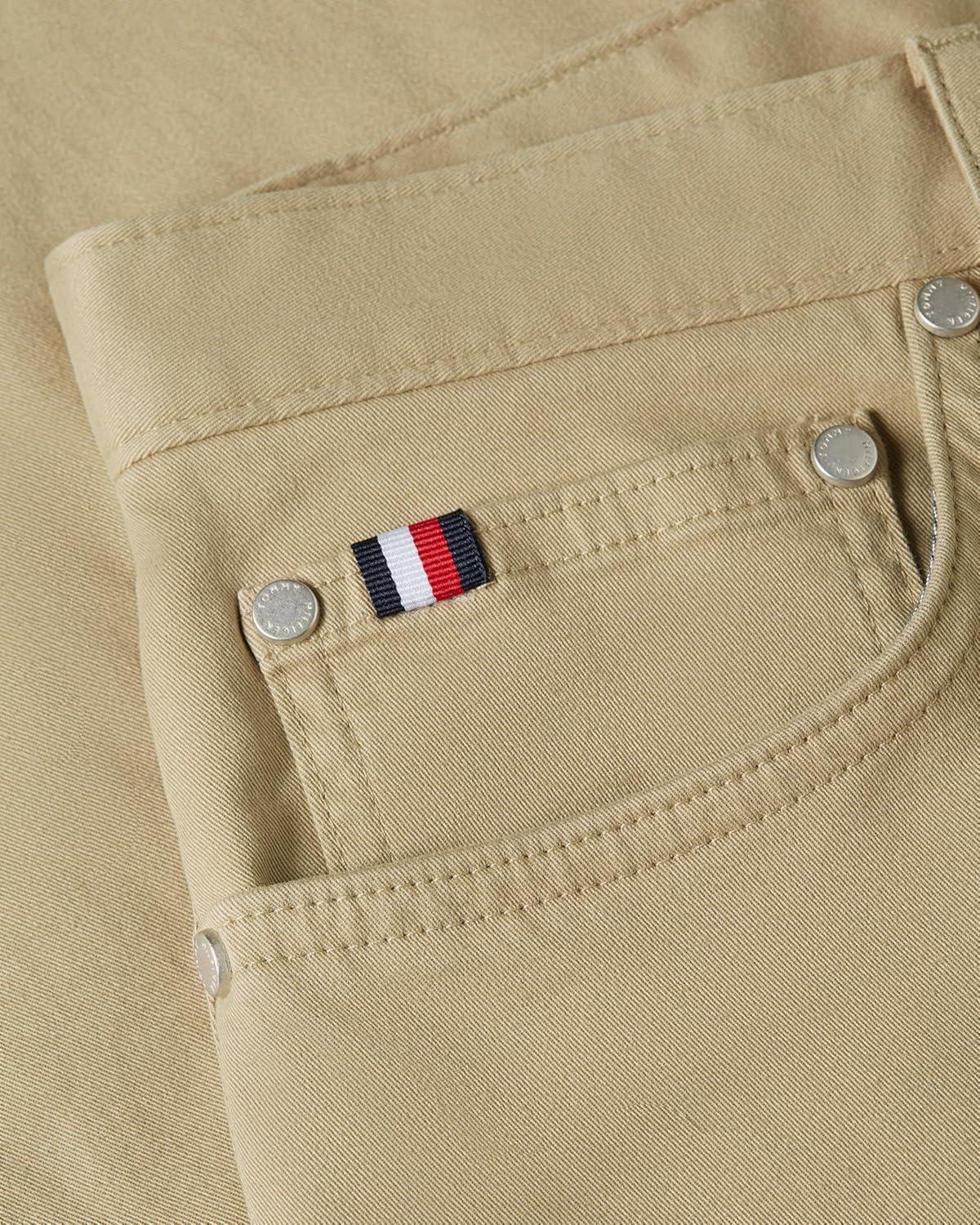 imageTommy Hilfiger Mens Causal Five Pocket Pants with Stretch in Straight FitMedium Khaki 3