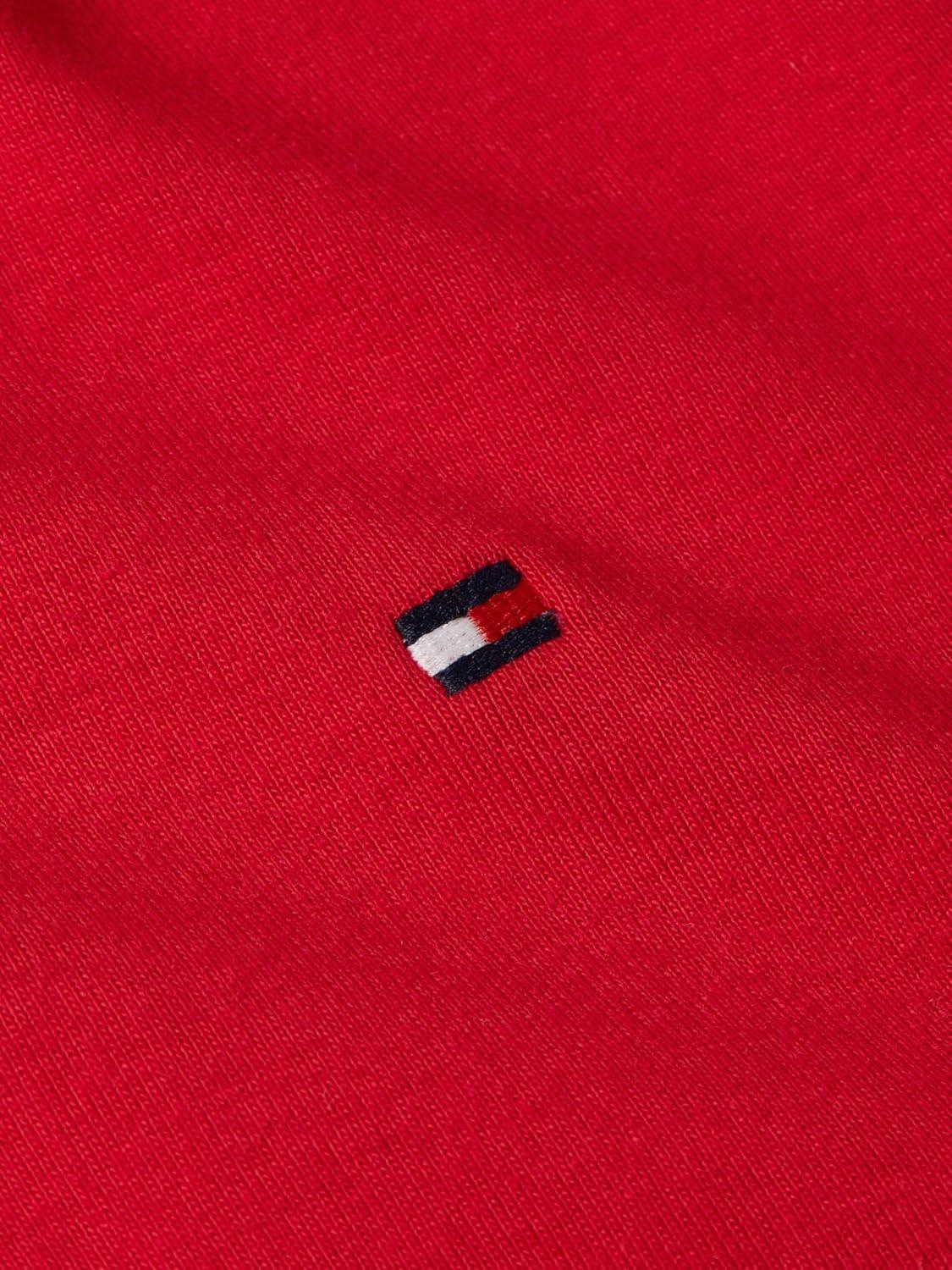 imageTommy Hilfiger Womens Basic Short Sleeve Cotton VNeck TShirtPrimary RedRwb