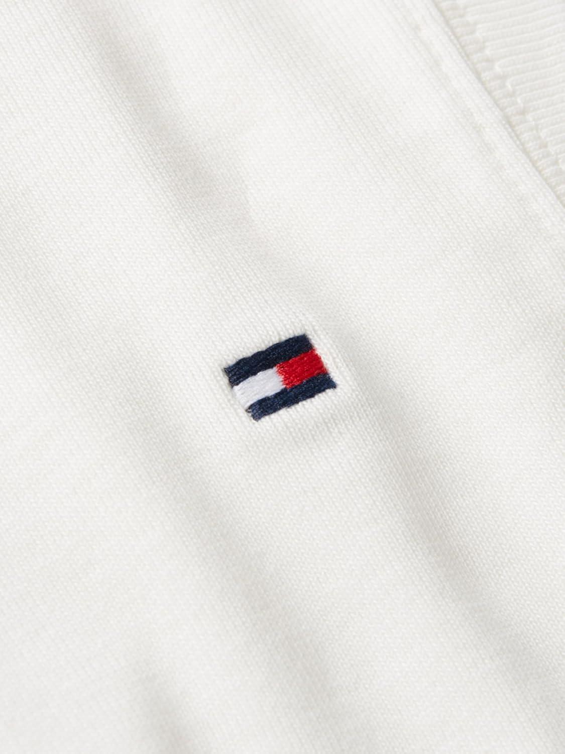 imageTommy Hilfiger Womens Basic Sleeveless Cotton Crew Neck Tank TopEcru